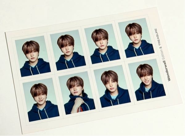 TREASUREのWonderwallとのコラボのこの証明写真的なやつっ - Yahoo