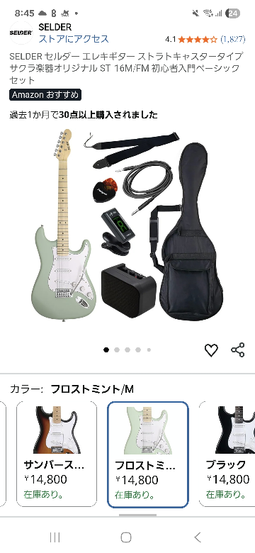 こんにちは中2です今度初めてエレキギターを買いたいと思っていま 