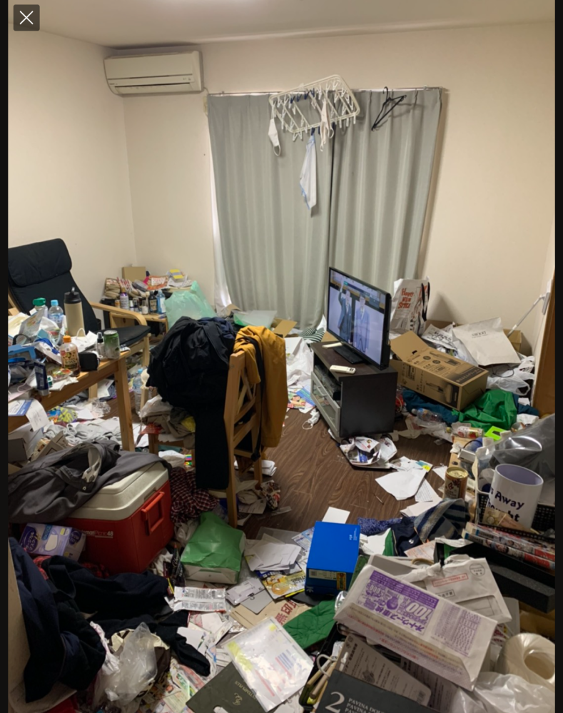 至急です！マンションにガスの点検が来ましたが、部屋が汚すぎて無
