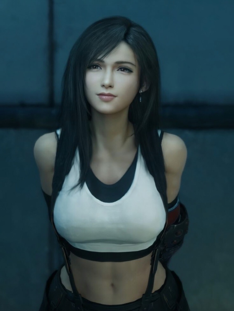 最近FF7のリメイクをやっていますが、このティファというキャラは格好
