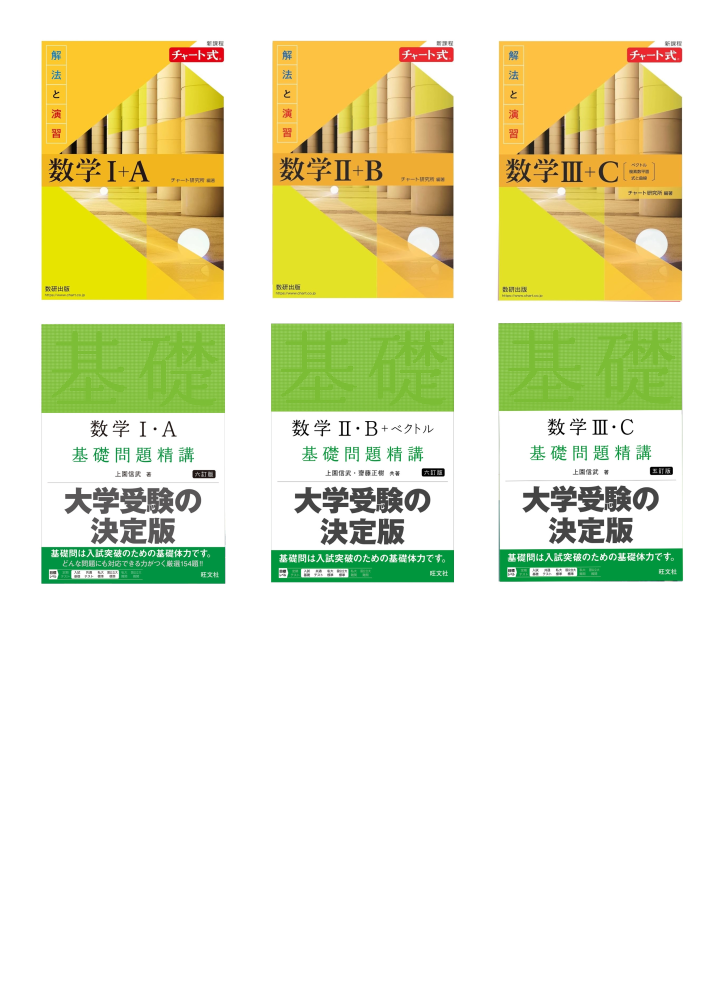 数学の参考書について質問です。理系の地方国公立志望なんですがどの