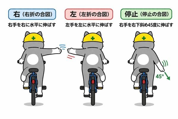 自転車って二段階右折が義務付けられてるから基本左折か直進しかし 