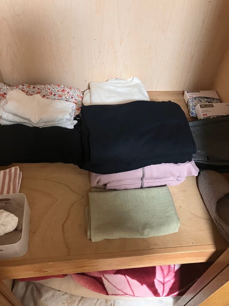 収納アドバイスお願いします！部屋着/寝巻きをほぼユニクロで制服 