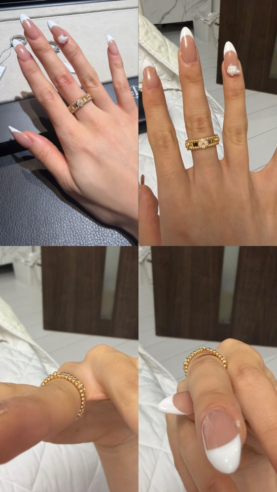 先日ヴァンクリのリングペルレスウィートクローバーリングを購入し