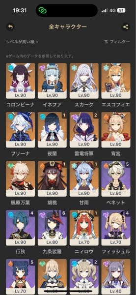 原神クロリンデについて質問です。 このキャラ持ちで編成組むならどのキャラがオススメですか？ コロンビーナ イネファは入れようと思っています。