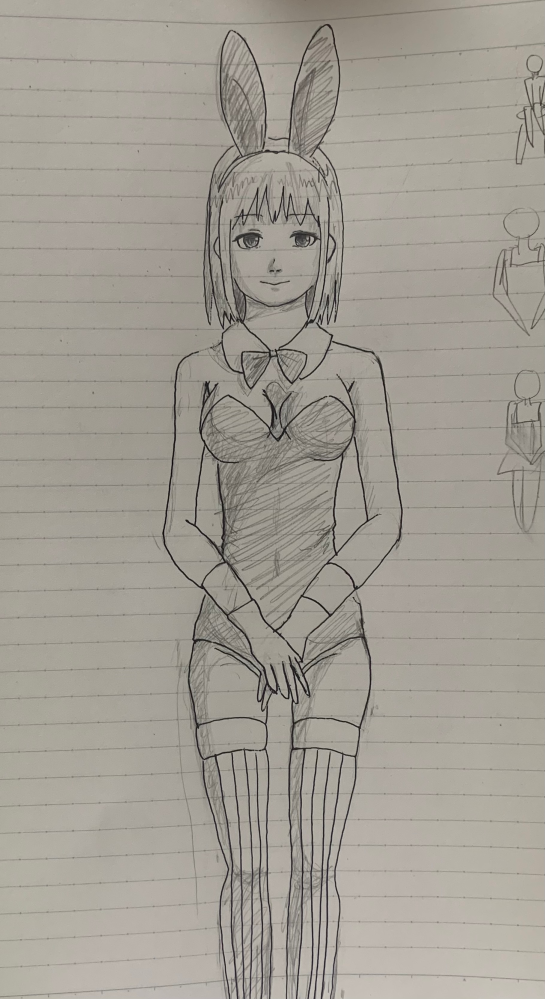 イラスト描き始めて1年の初心者です。この絵ってどう思いますか？自分