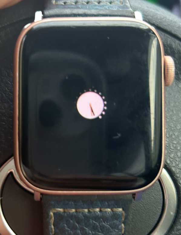 購入して5年位になるAppleWatchSEですが最近画面が添付写真のよ 