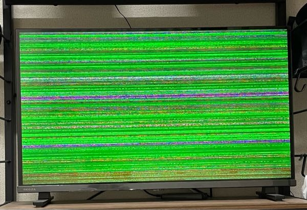 テレビが突然砂嵐に - テレビをみていたらいきなり砂嵐になりました