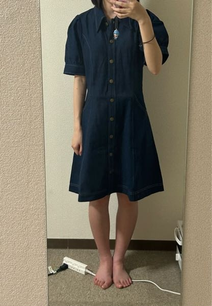 服のサイズを間違えて購入してしまいました。着てみると大きくて肩幅が 