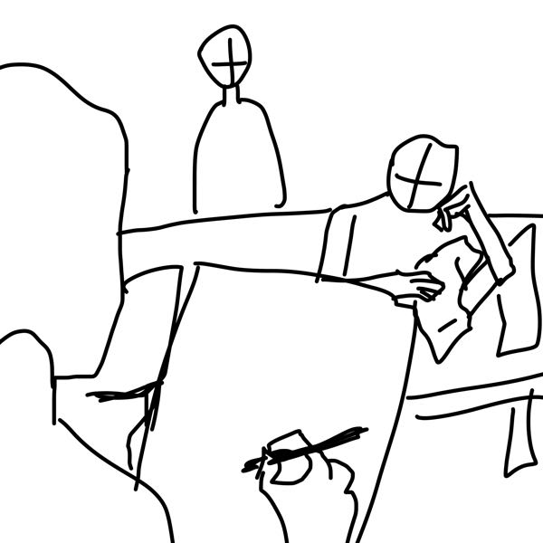 このような構図のイラストの元ネタを知りませんか？元ネタを知りたいの