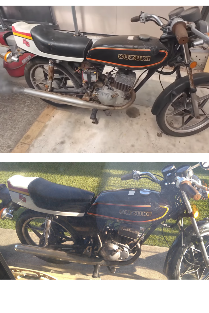 これ、絶対同じバイクですよね？タンクのキズとか汚れ方とかそっく