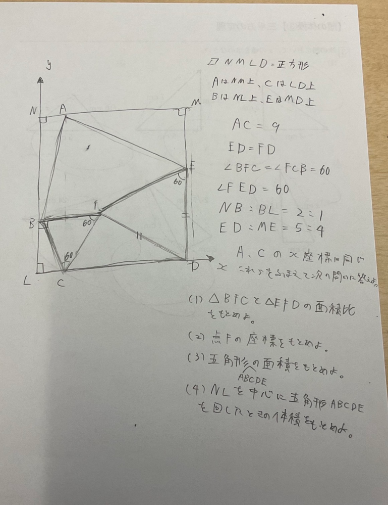 自分で問題を作ってみました。ぜひ解いて感想を聞かせてください。難易