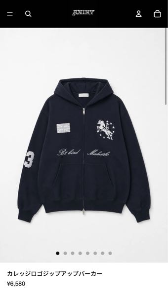 誕プレとしてニッケルハウスのパーカー買ってもらおうかなって思ってる 