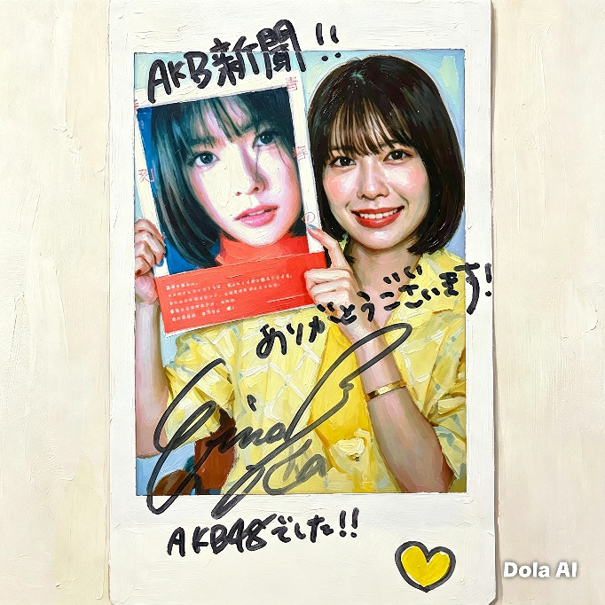 ノイミーの菅波美玲ちゃんの写真を新しくレタッチしたんですが、卒業