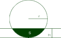 円を直線で切った時の面積の計算方法を教えてください 半径ｒの円の一 Yahoo 知恵袋