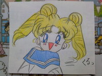 セーラームーンの子供時代の月野うさぎちゃんを描いてみました O Yahoo 知恵袋