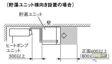 エコキュートの設置スペースはどれくらい必要ですか 家の外壁と塀の間 Yahoo 知恵袋