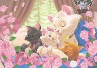 おしゃれキャットマリー」ちゃんは、白ねこのお母さんと茶色のねこと おしゃれキャットマリー」ちゃんは、白ねこのお母さんと茶色のねこと