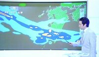 NHKの天気予報では、今後の雨の降る範囲の変化をアニメーションで見せてくれます。時間の経過とともに雨の降る範囲がアメーバみたいにグニャグニャと動くものです。ところで、このアニメーションで表示された雨の 降る範囲の形状はどの程度の精度のものなのでしょうか。例えば下の写真の場合、実際の雨の降る範囲はもっと細長かったとか・・・。よろしくお願いいたします。