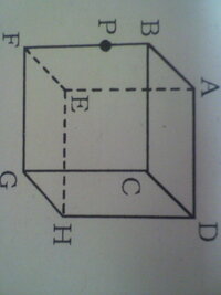 立方体を次の平面で切るとき切り口はどんな図形か 1 3点b D Hを通 Yahoo 知恵袋