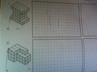 中学１年生技術の問題です キャビネット図 等角図 正投影図の Yahoo 知恵袋