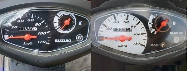 アドレスV125の見分け方分りますか？ - 下のメーターはそれ - Yahoo
