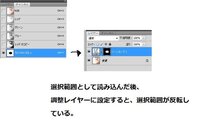 Photoshopで選択範囲が反転してしまう アルファチ Yahoo 知恵袋