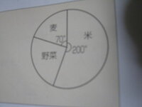 手書きの円グラフの書き方について それぞれ何パーセントかは分かっ Yahoo 知恵袋