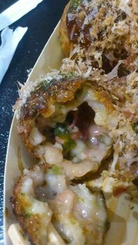 昨日初めて銀だこのたこ焼きを食べたのですが 中身が写真のようにスカスカで Yahoo 知恵袋