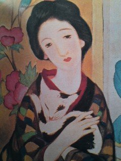 竹久夢二の絵は、何を使って描いてありますか？水彩？ - この作