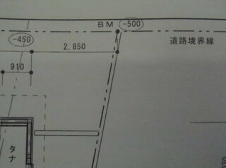 建築図面について 簡単な質問です 下図の建築図面にて ｂｍ とあります Yahoo 知恵袋