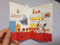 開くと立体になるバースデーカードを送りたいのですが 料金はいくらになるんで Yahoo 知恵袋