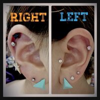 軟骨ピアスについてです 軟骨 ロックにピアス開けたいのですが 左 Yahoo 知恵袋