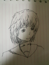 絵の評価お願いします 左向き書きにくいです 女性を書いたつもりが Yahoo 知恵袋