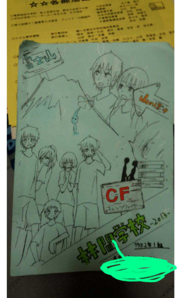 この絵の評価おねがいします。私は中学二年生です。今年の5月に林間