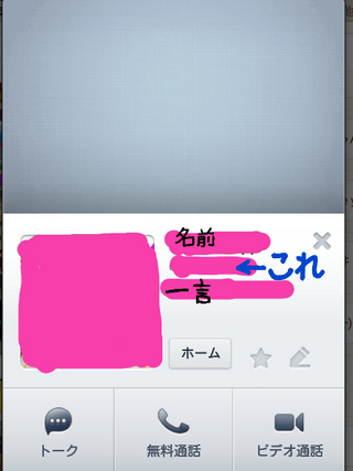 Lineのプロフィールにサブネーム 名前と一言の間の灰色の文字 Yahoo 知恵袋