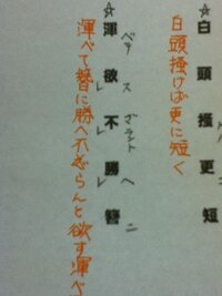 中学国語について質問します 古文の訓読文を書き下し文に直す問題で 訓読文で Yahoo 知恵袋