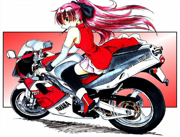 アニメキャラがバイクに乗ってる画像ありませんか バイクアニ Yahoo 知恵袋