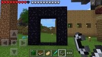 Minecraftの質問ですネザーに行って まずは丸石などでゲートを囲むという Yahoo 知恵袋