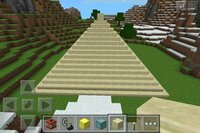 マイクラpe これってピラミッドですか Wwwwwwwwwwwww Yahoo 知恵袋