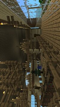 マインクラフトpeで写真の様な図書館的なものを作ったんですけど Yahoo 知恵袋