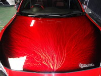 こう言ったボンネットにペイントするには専用のペイントショップに行 Yahoo 知恵袋