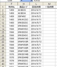 納期管理台帳に使用するexcelの関数を教えてください 納 Yahoo 知恵袋