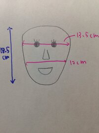 でかい顔の基準が分かりません 何センチから顔でかなんでしょう Yahoo 知恵袋