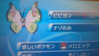 ポケモンについて質問です この色違いのビビヨンの羽の模様は何でしょう Yahoo 知恵袋