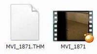 動画ファイルと同時に作成されるｍｖｉ ここに動画ｆと同じ数字 Thmとい Yahoo 知恵袋