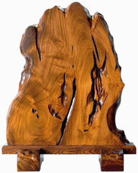 無垢一枚板の木の衝立…皆さんでしたら、どこに置いて飾りますか