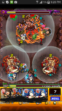 モンストのイザナミ降臨 オーディンのターンなんですがここはど Yahoo 知恵袋