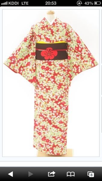 もみじ柄の袷の小紋の着用時期について - 画像の小紋ですが、青もみじ 