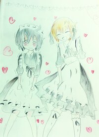 絵の評価をお願いします 描いたのは終焉ノ栞のa弥 左 とc太 右 です 評 Yahoo 知恵袋